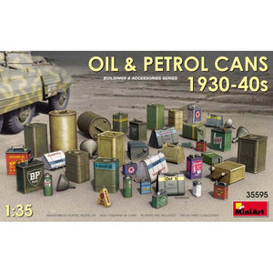 MiniArt 1/35 Oil & Petrol Cans 1939-40s Set 35595