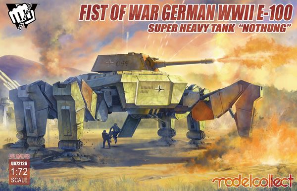 Modelcollect 1/72 German Fist of War German WWII E-100 Supper Heavy Tank 