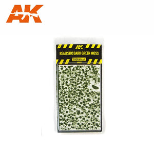 AK Interactive AK8131 Diorama Series - Realistic Dark Green Moss