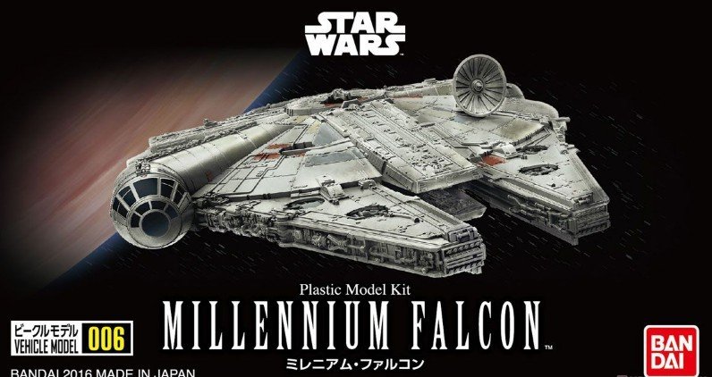 Bandai Star Wars Vehicle Model 006 Millennium Falcon 5064109