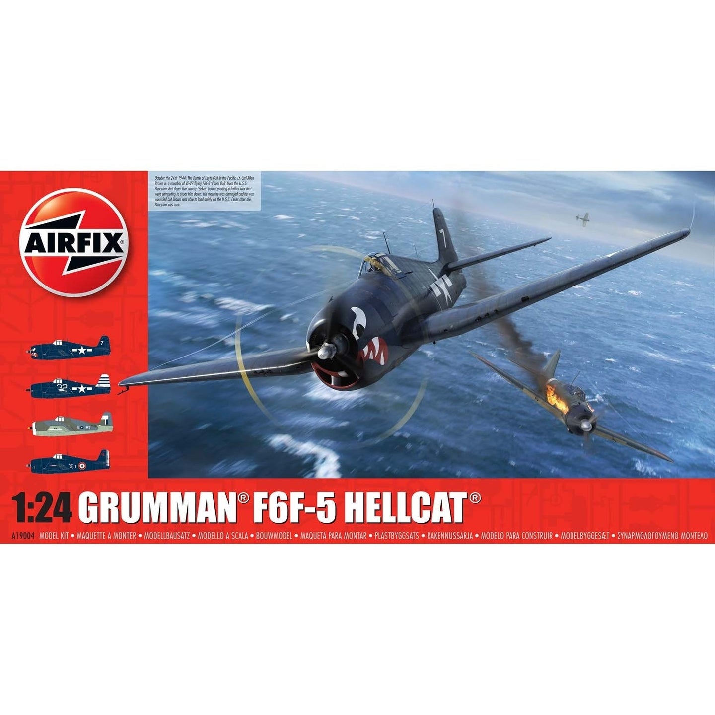 Airfix 1/24 Grumman F6F-5 Hellcat 19004