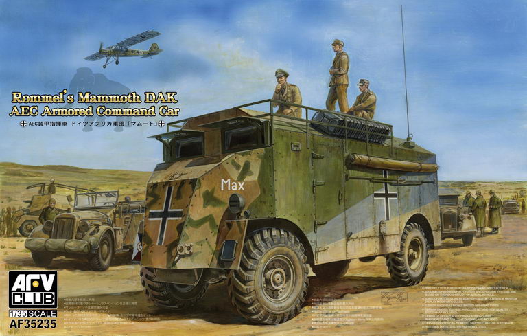 AFV Club 1/35 German Rommel's Mammoth AEC Armored Command Car