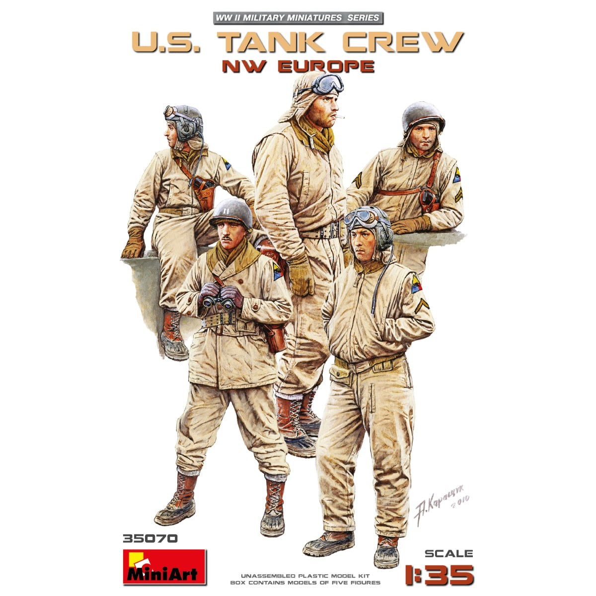 Miniart 1/35 US Tank Crew NW Europe 35070