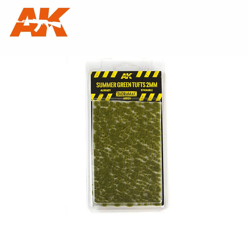 AK Interactive AK8124 Diorama Series - Summer Green Tufts 2mm