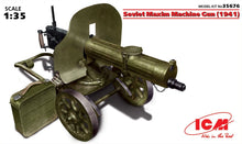 Load image into Gallery viewer, ICM 1/35 Russian Soviet Maxim Machine Gun 1941 35676