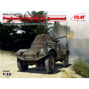 ICM 1/35 French Panhard 178 AMD-35 Command, WWII Armored Car 35375