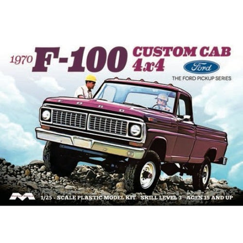 Moebius 1/25 Ford 1970 F-100 4x4 Custom Cab MOE1230