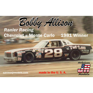 Salvinos 1/25 Bobby Allison’s Chevrolet ® Monte Carlo 1981 Winner BAMC1981R