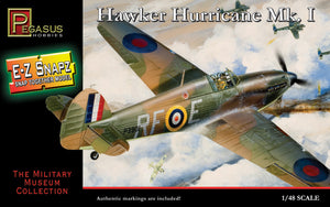 Pegasus 1/48 E-Z Snapz British Hawker Hurricane MK.I 8411