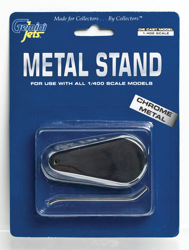 Gemini 1/400 Chrome Metal Stand GJSTD777