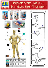 Load image into Gallery viewer, MasterBox 1/24 Stan &quot;Long Haul&quot; Thompson 24042