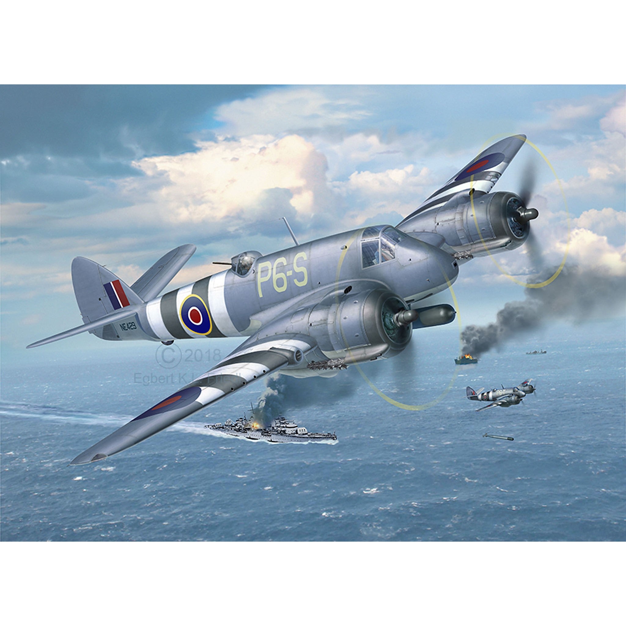 Revell 1/48 British Bristol Beaufighter TF. X Plastic Model Kit