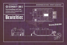 Load image into Gallery viewer, Modelcollect 1/72 German Fist of War P300/2 PanzerKampfWagen und Träger UA72161