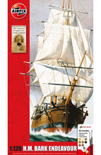 Load image into Gallery viewer, Airfix 1/120 British HM Bark Endeavour and Captain Cook 205th Anniversary A50047