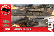 Load image into Gallery viewer, Airfix Starter Set 1/72 Classic Conflict Tiger I vs Sherman Firefly A50186'