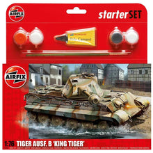 Load image into Gallery viewer, Airfix Starter Set 1/76 German PzKfw VI Ausf. B King Tiger A55303