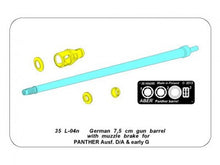 Load image into Gallery viewer, Aber 1/35 German 75mm Panther Ausf. A/D &amp; Early G Barrel 35 L-04N'