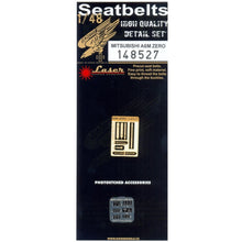 Load image into Gallery viewer, HGW 1/48 Japanese A6M Zero Microcloth/Photoetch Seatbelts 148527