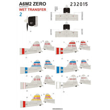 Load image into Gallery viewer, HGW 1/32 Japanese A6M2 Zero Stencils  232015