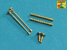 Load image into Gallery viewer, Aber 1/35 German Machine Gun MG34 Barrels (2) 35 L-70'