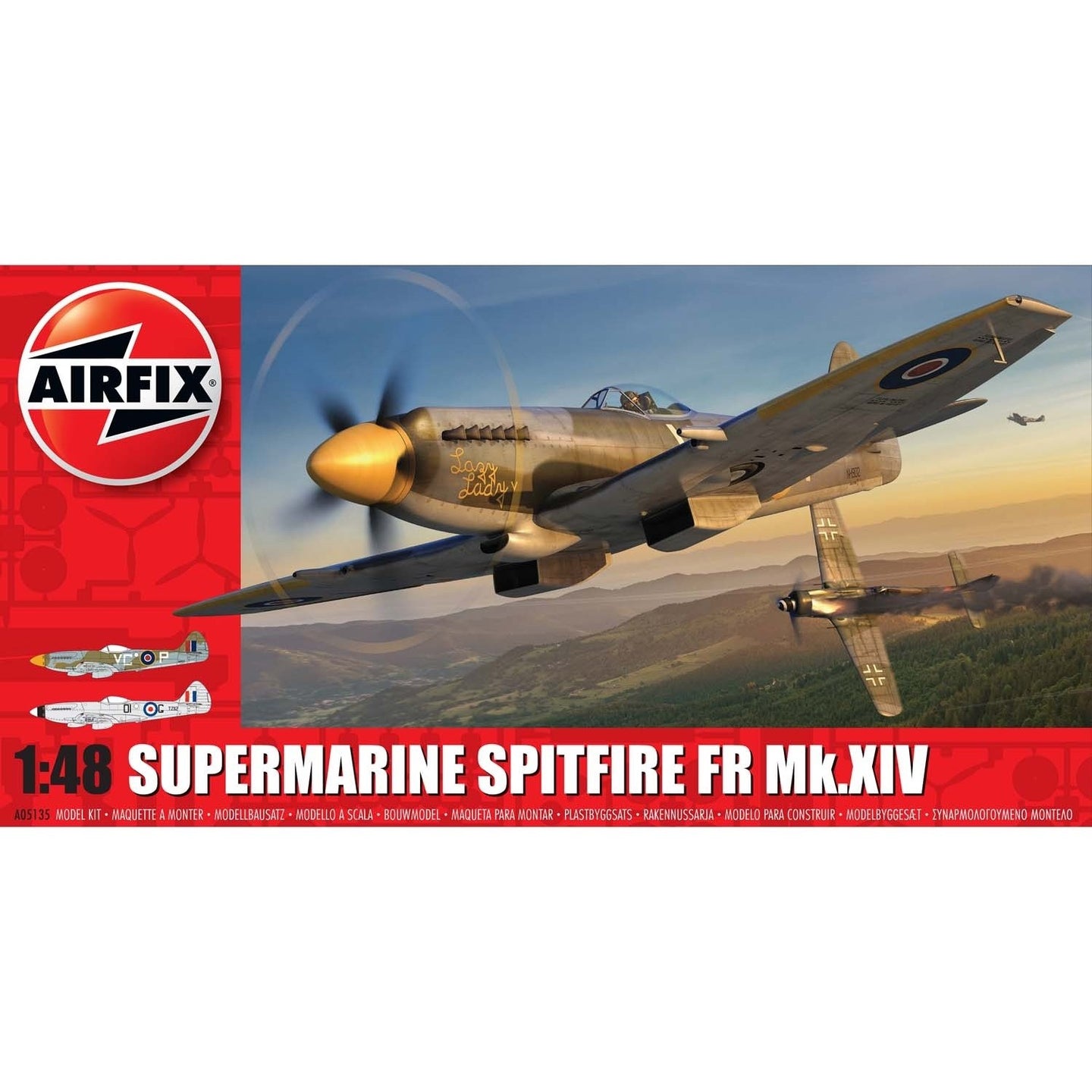 Airfix 1/48 British RAF Supermarine Spitfire FR Mk.XIV 05135