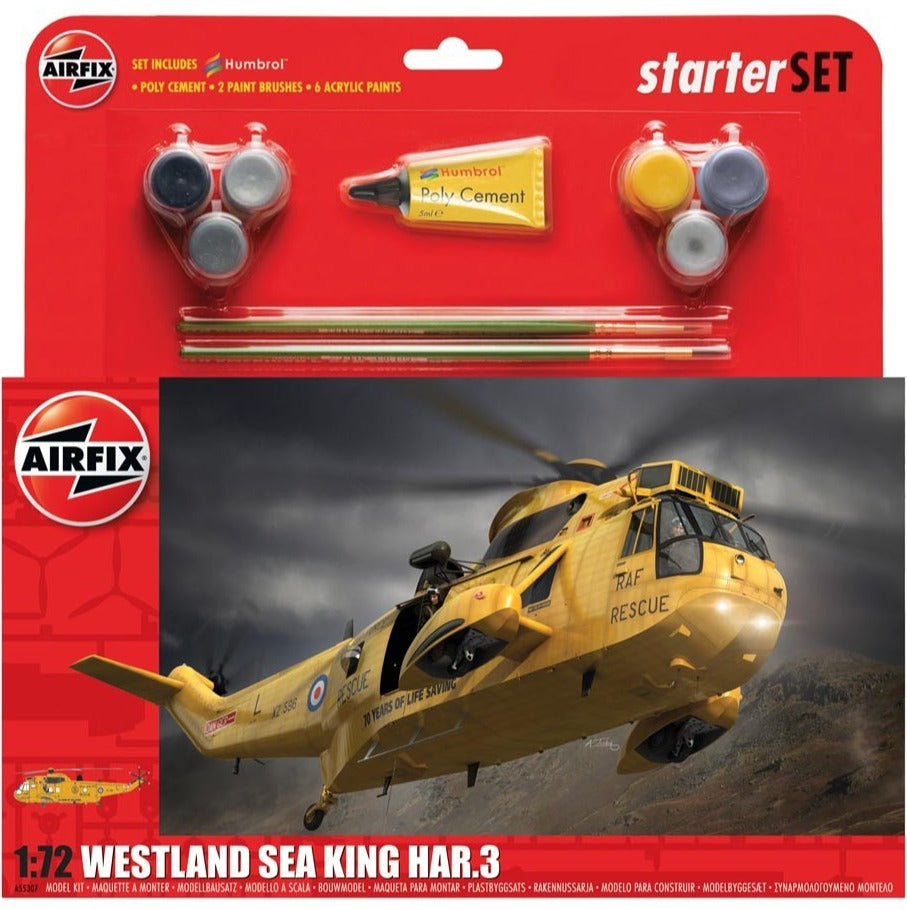 Airfix Starter Set 1/72 British Westland Sea King HAR.3 A55307B