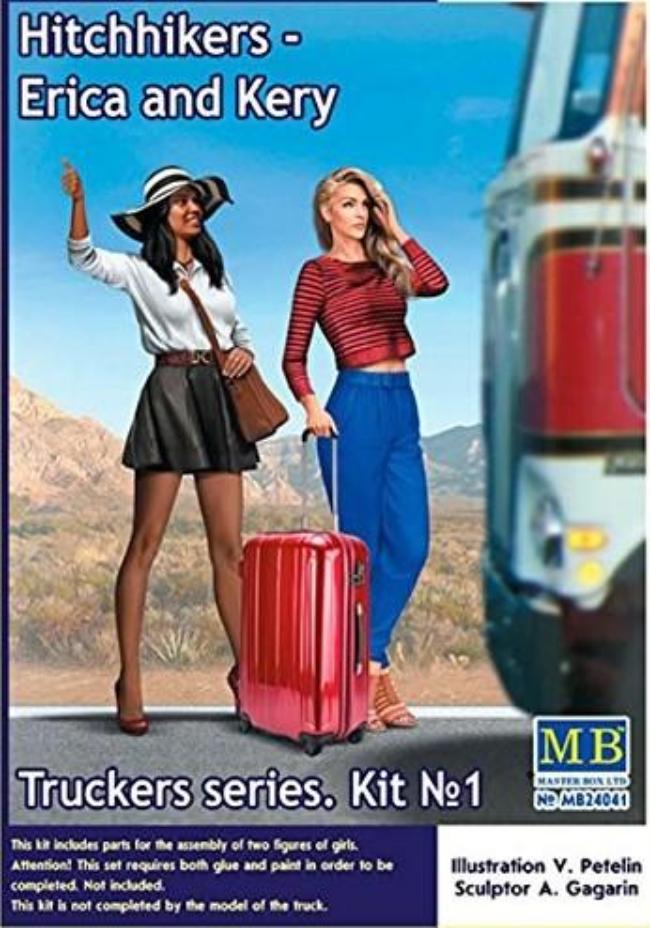 MasterBox 1/24 Hitchhikers Erica And Kery 24041