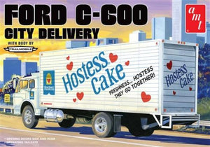 AMT 1/25 Ford C-600 City Delivery Plastic Model Kit Hostess Cake 1139