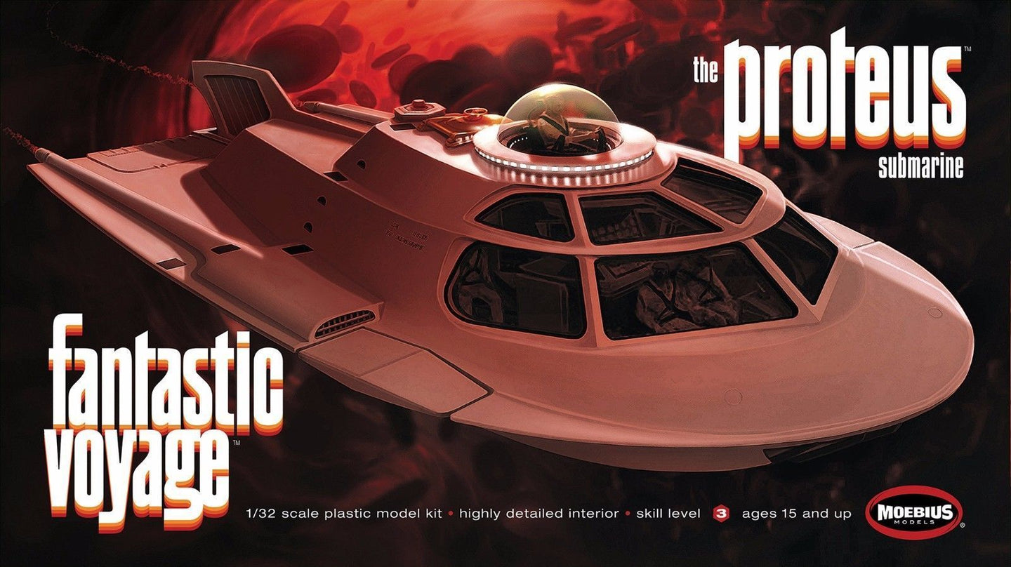 Moebius 1/32 Fantastic Voyage Proteus Submarine 963