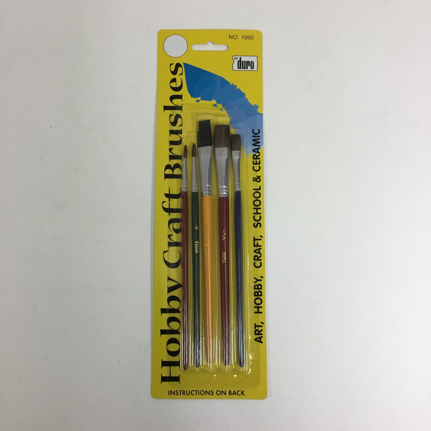 Duro 1950 Hobby Craft Paint Brushes 1950 (5) – Burbank's House of Hobbies