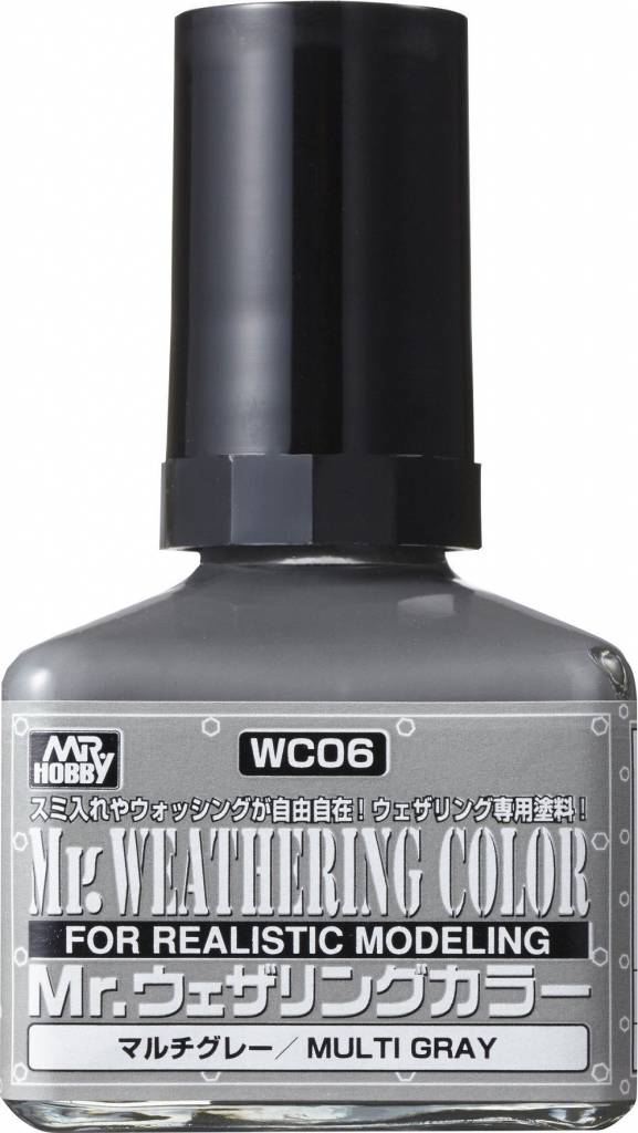 Mr. Hobby Mr Weathering Color Filter Liquid WC06 Multi Gray