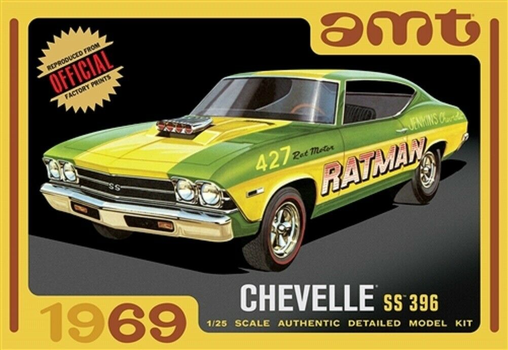AMT 1/25 Chevrolet Chevy Chevelle SS 1969 396 Ratman 1138