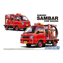 Load image into Gallery viewer, Aoshima 1/24 Subaru Sambar Fire Engine #119 20210