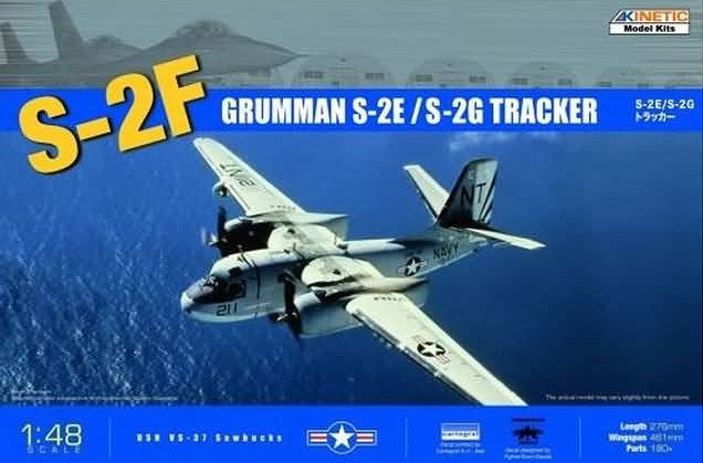 Kinetic 1/48 US S-2E/S-2G Tracker K48024 – Burbank's House of Hobbies