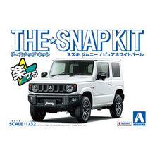 Load image into Gallery viewer, Aoshima Snap Kit 1/32 Suzuki Jimny Pure white Pearl 05817