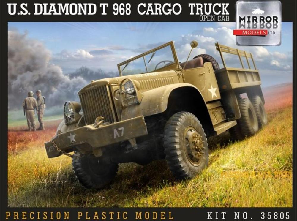 Mirror Models 1/35 U.S. Diamond T 968A Cargo Truck Late Open Cab 35805