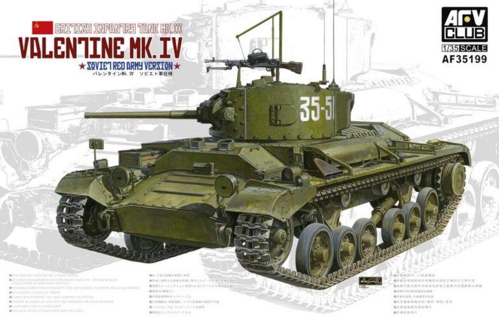 AFV Club 1/35 British Valentine MkIV Infantry Tank Soviet Version 35199