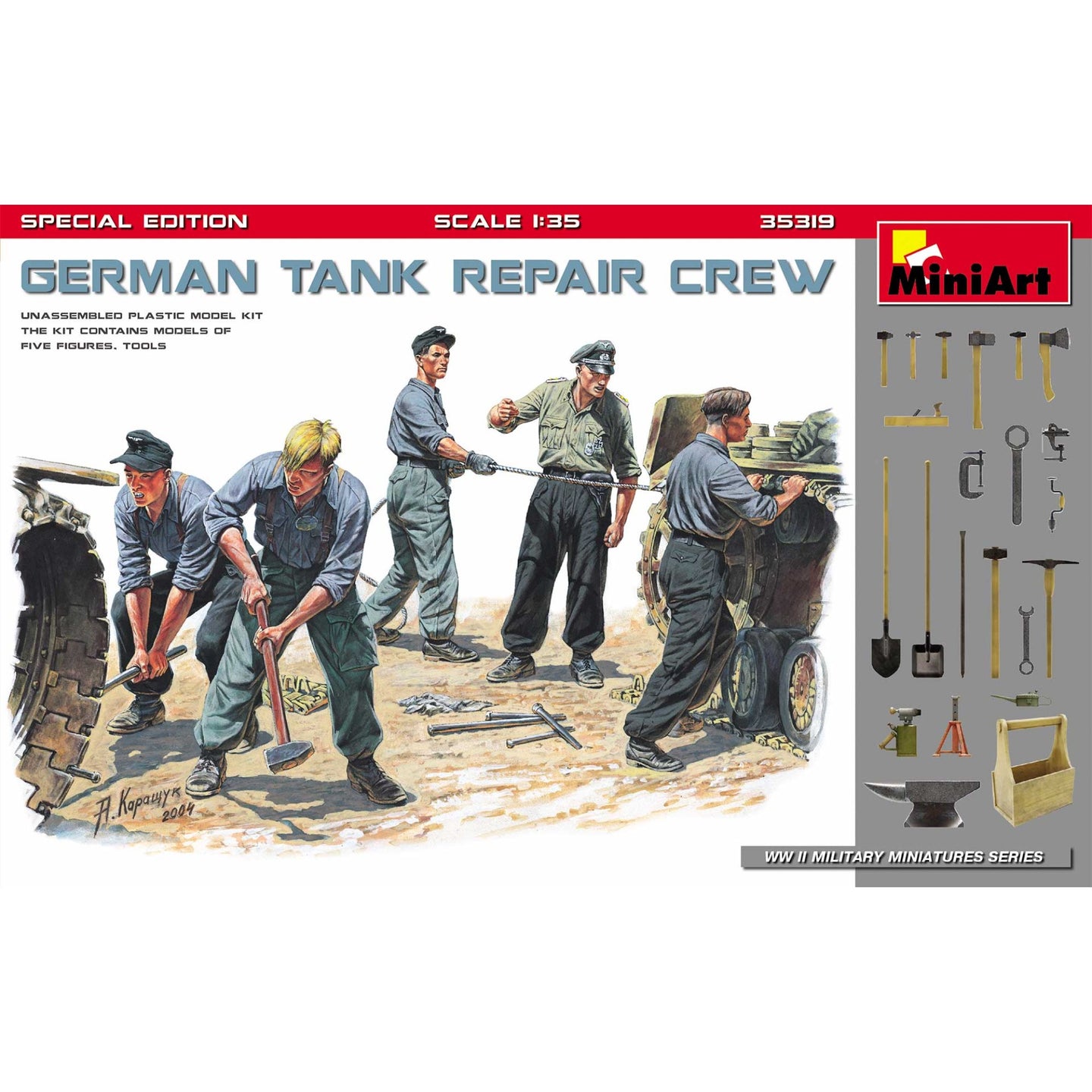 Miniart 1/35 German Tank Repair Crew 35319