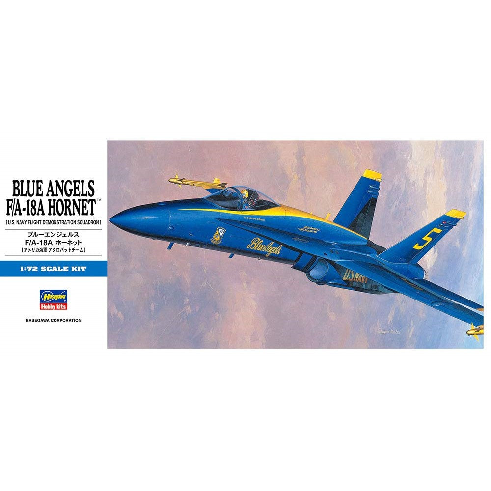 Hasegawa 1/72 US Navy  F/A-18A Hornet Blue Angels 00440