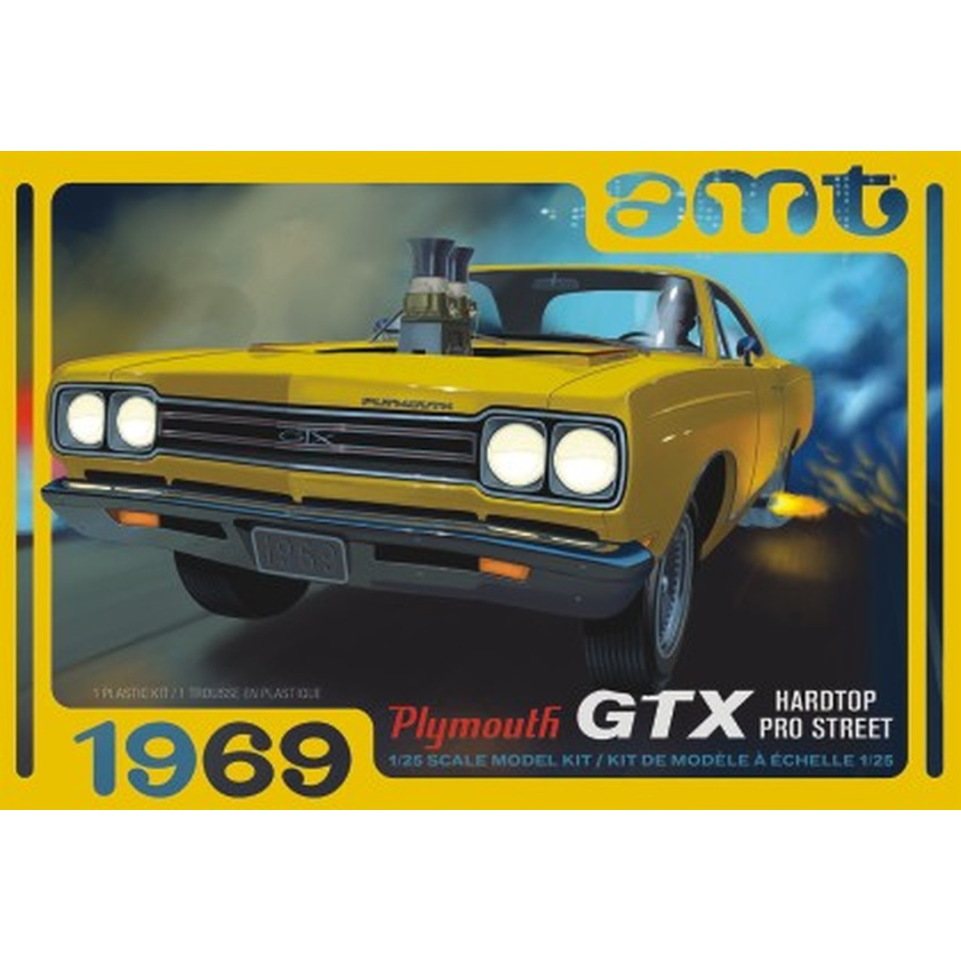 AMT 1/25 Plymouth GTX Hardtop Pro Street 1969 AMT1180