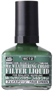 Mr. Hobby Mr Weathering Color Filter Liquid WC12 Face Green