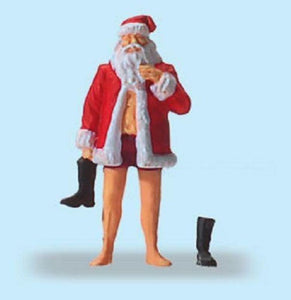 Preiser 1/87 HO Father Christmas Pantsless Santa Figure 29099
