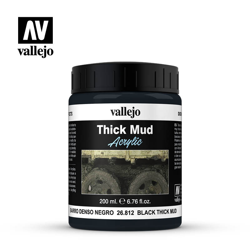Vallejo 26.812 Black Thick Mud 200ml