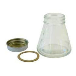 Paasche 3 oz. Plain Glass Jar, Cover, and Gasket H193
