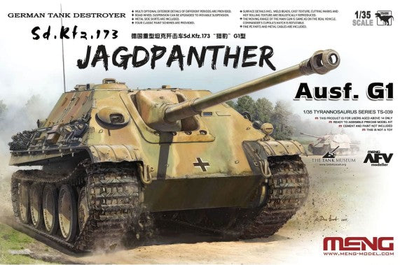Meng 1/35 German Sd.Kfz.173 Jagdpanther Ausf.G1 Tank Destroyer TS