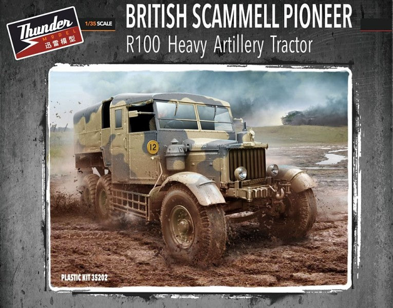 Thunder Model 1/35 British Scammell Pioneer Heavy Artillery Tractor R100 35202