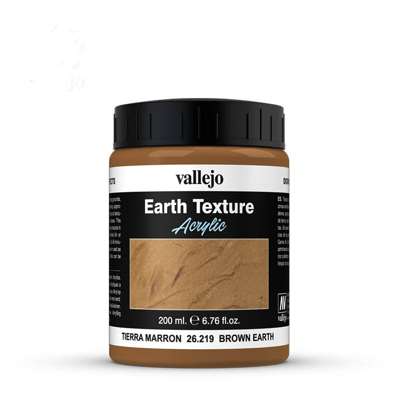 Vallejo 26.219 Brown Earth Texture Effect 200ml
