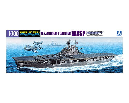 Aoshima 1/700 US Navy Aircraft Carrier Wasp 01034