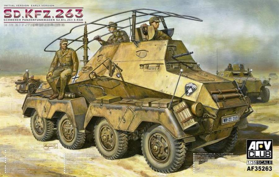 AFV Club 1/35 German Sd.Kfz.263 Schwere Panzerkampfwagen Early AF35263