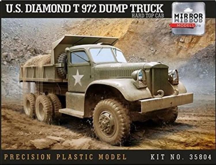 Mirror Models 1/35 U.S. Diamond T 972 Dump Truck Hard Top Cab 35804